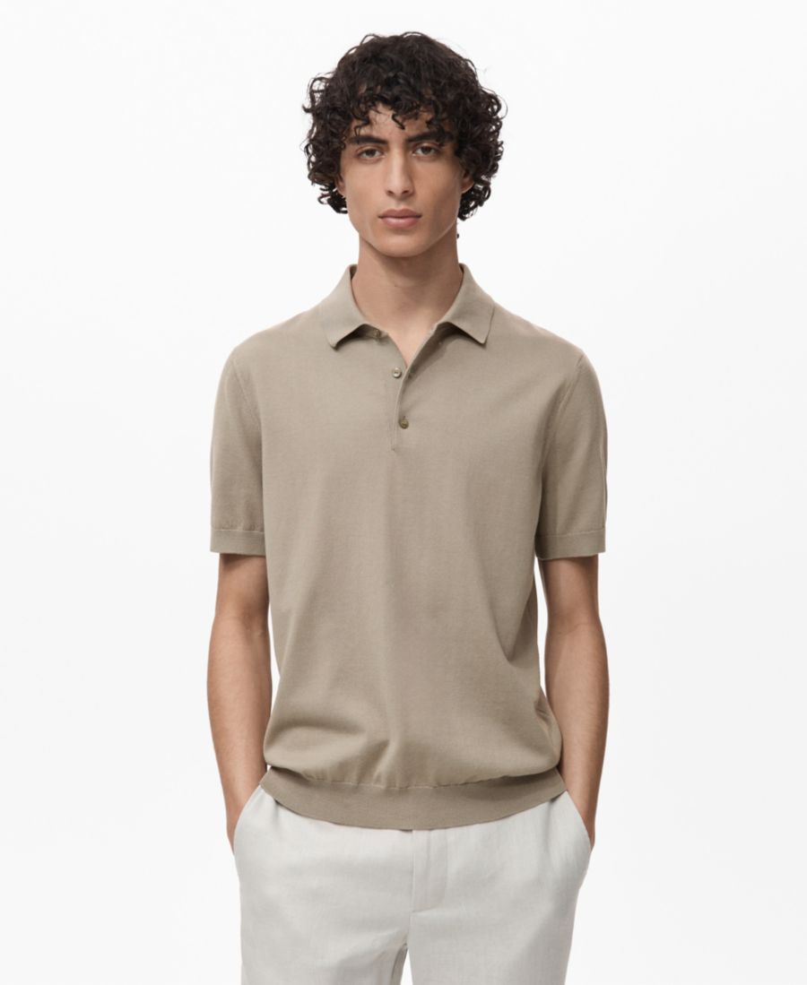 

Мужская хлопковая поло-рубашка тонкой вязки MANGO, Dark Green, Зеленый, Мужская хлопковая поло-рубашка тонкой вязки MANGO, Dark Green