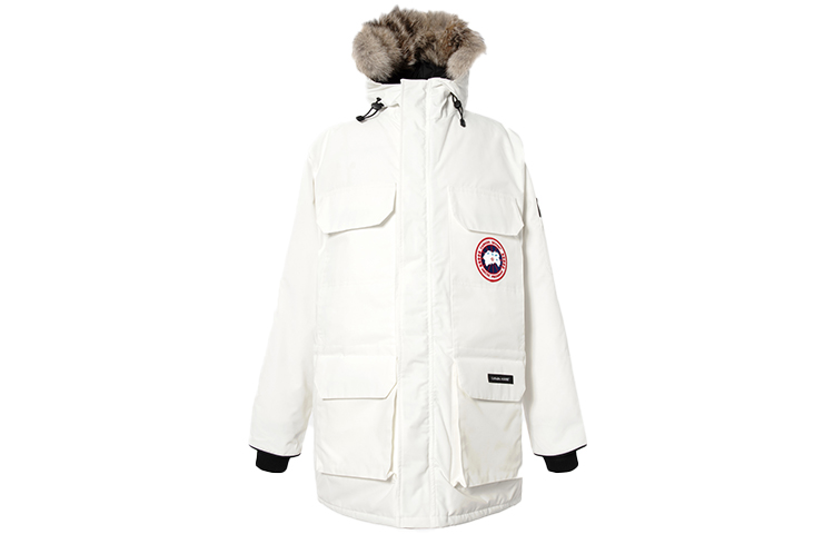 

Экспедиционная пуховая парка Canada Goose, цвет полярный белый
