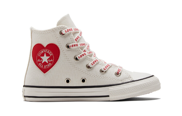 Кеды Converse Chuck Taylor All Star High GS 'Embroidered Hearts' — фото 2