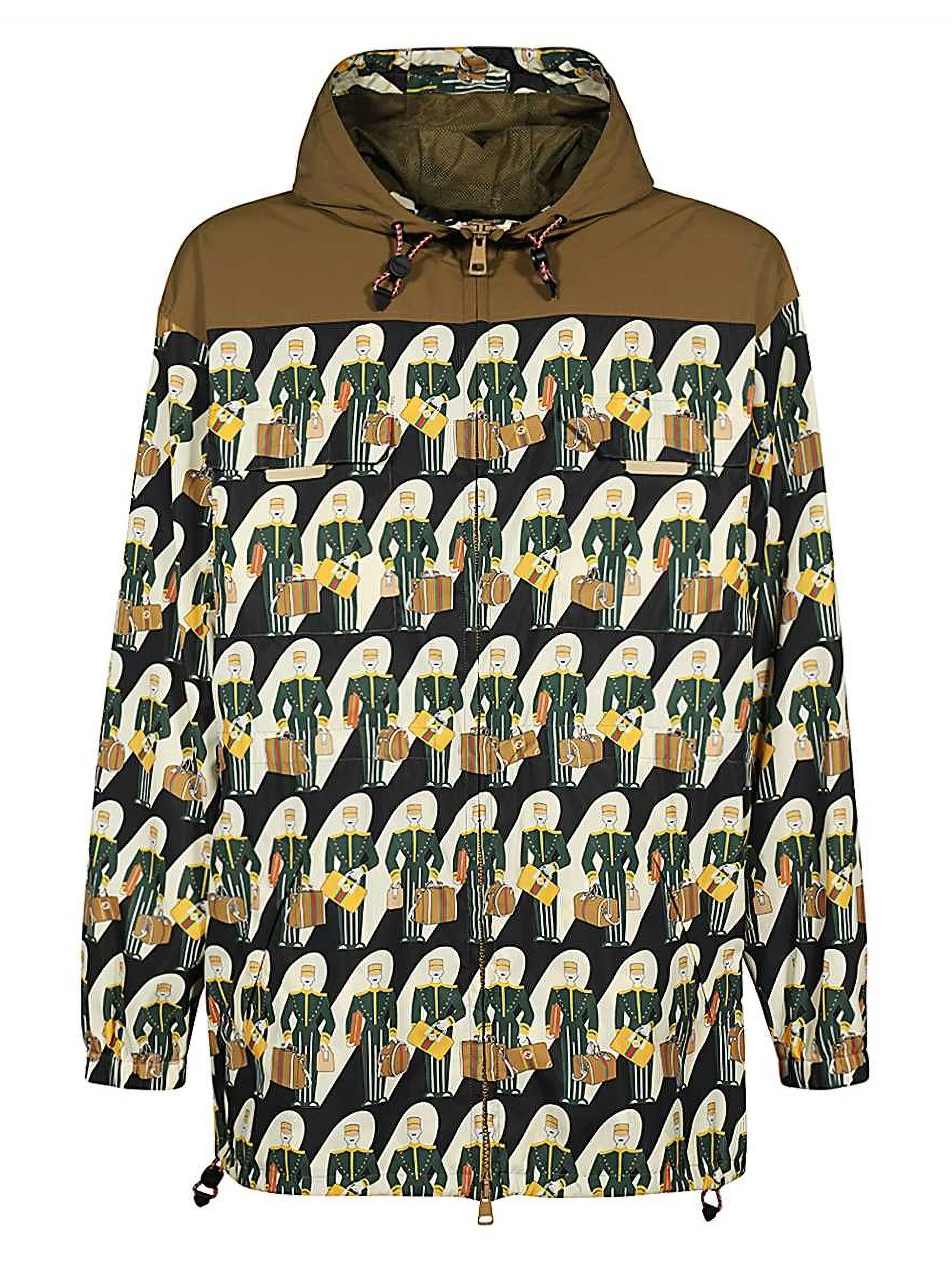 Куртка Porter Gucci с принтом, черная