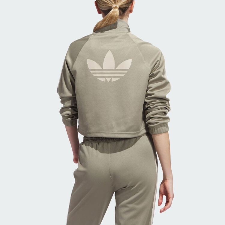 Куртка женская земляно-коричневая Adidas Originals — фото 3