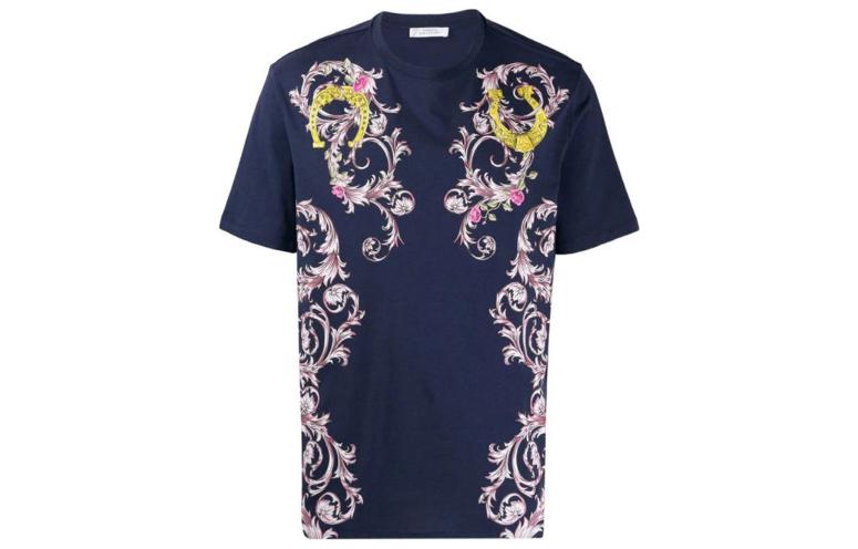 

VERSACE Футболка мужская синяя