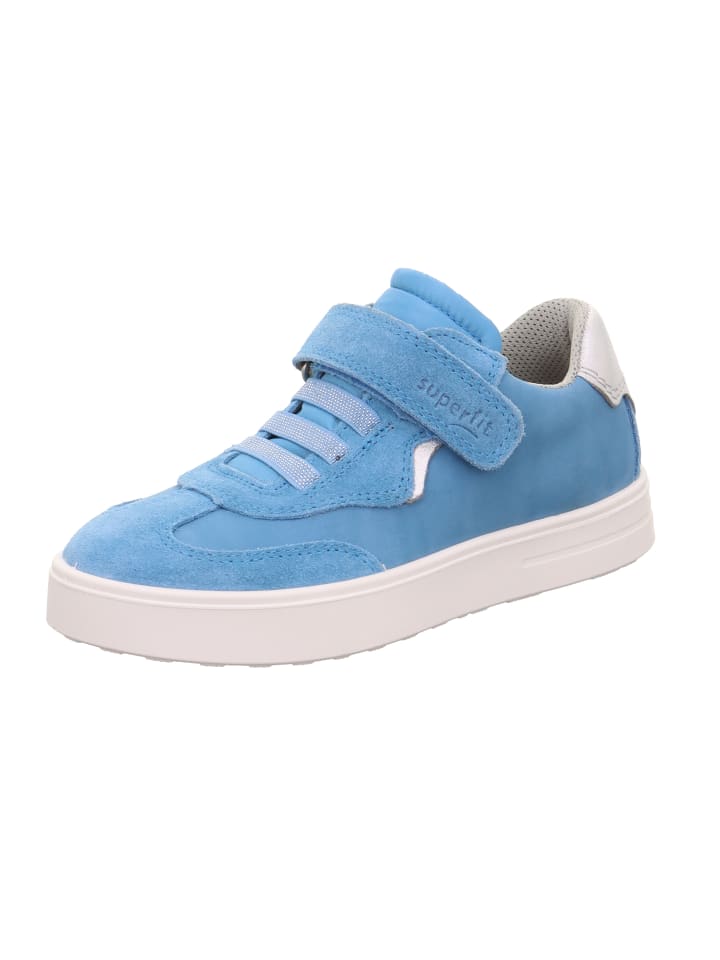 

Кроссовки на шнуровке superfit, цвет hellblau/silber