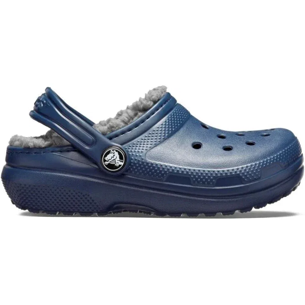 Crocs Classic Lined 207009-459 Сабо, темно-синие, удобные повседневные туфли ZAP1828 — фото 2