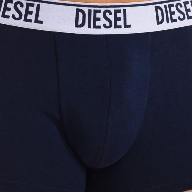 Набор из 2 боксеров из хлопка стрейч 00s9dz 0sfac мужские Diesel, синий — фото 2