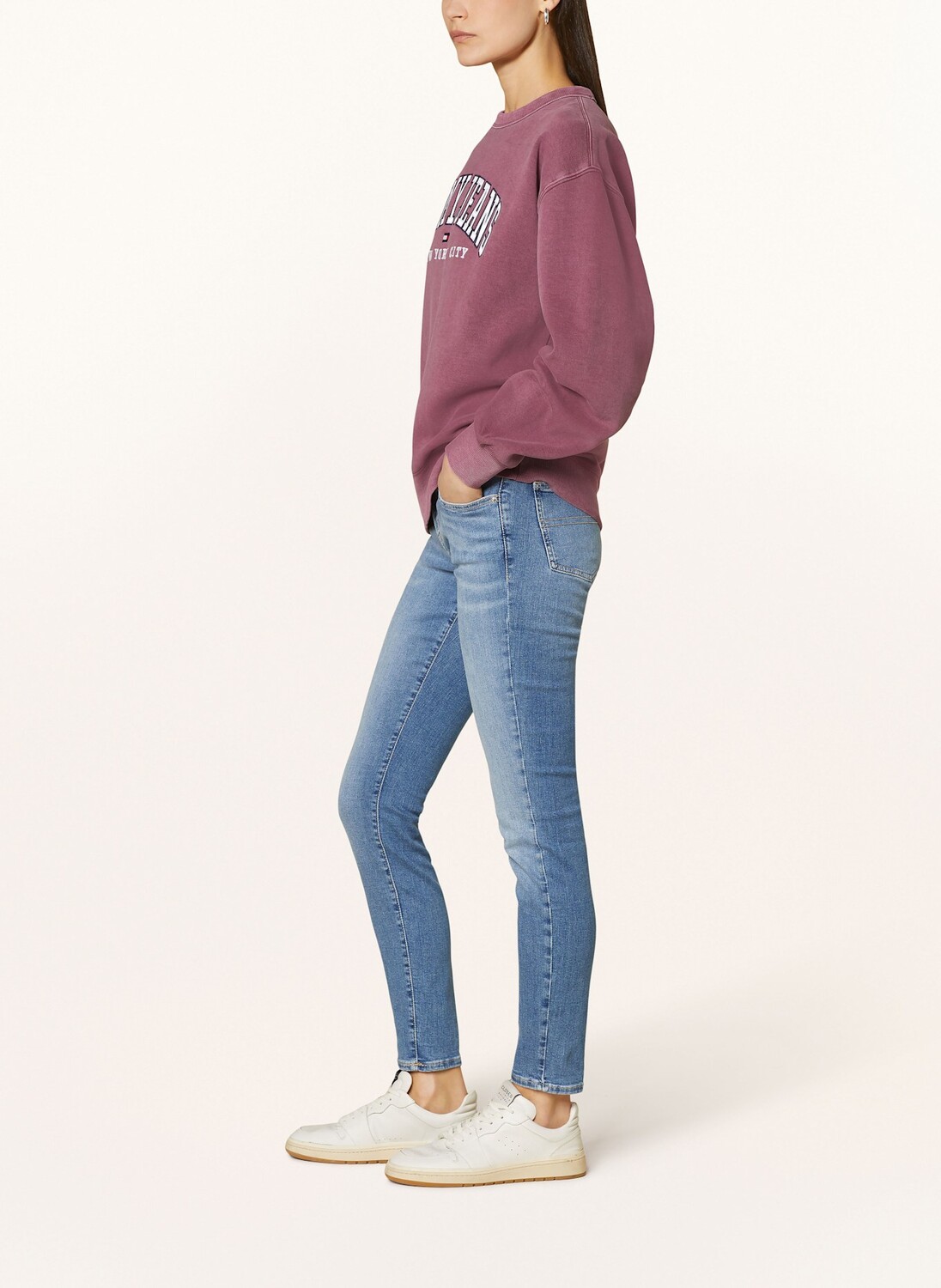Джинсы скинни софи TOMMY JEANS, цвет 1A5 Denim Medium — фото 4