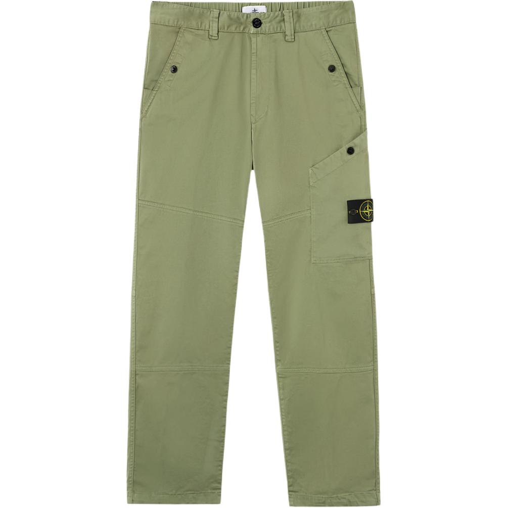 

Брюки с панелями и логотипом STONE ISLAND, зеленый