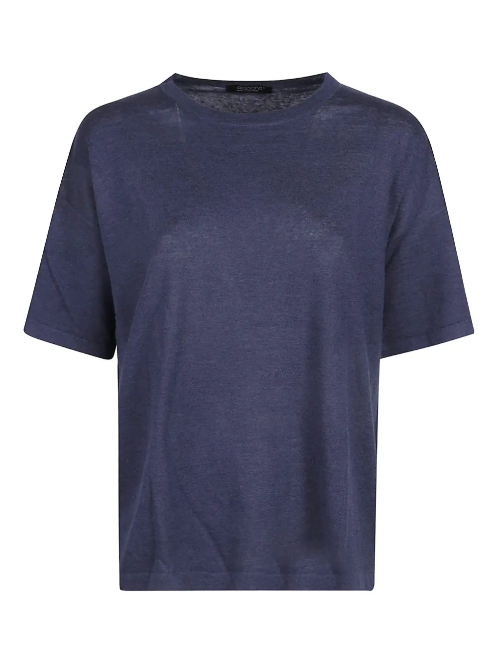 

Льняная футболка с короткими рукавами Aragona, синий