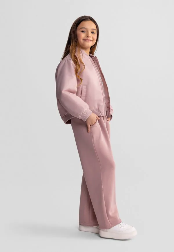 Куртка-Пиджак для межсезонья с утеплителем и застежкой-молнией Minoti, Light Pink — фото 3