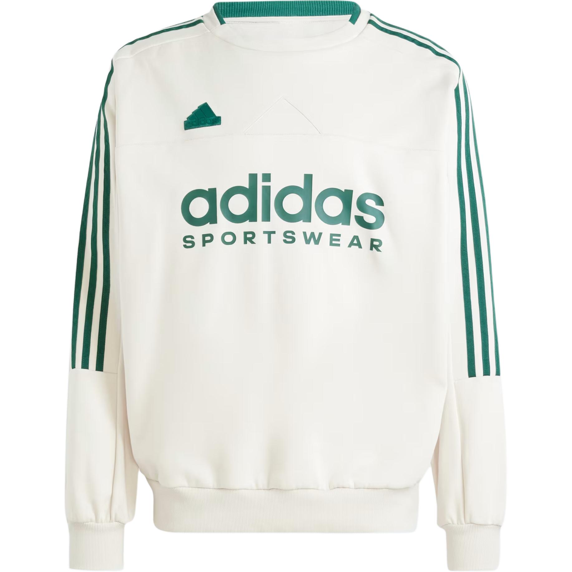 Adidas M Tiro Fl Crew Sweatshirt мужской Ecru — фото 2