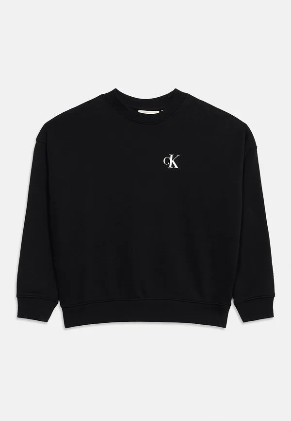 Унисекс толстовка bridge большого размера Calvin Klein Jeans, Black — фото 3