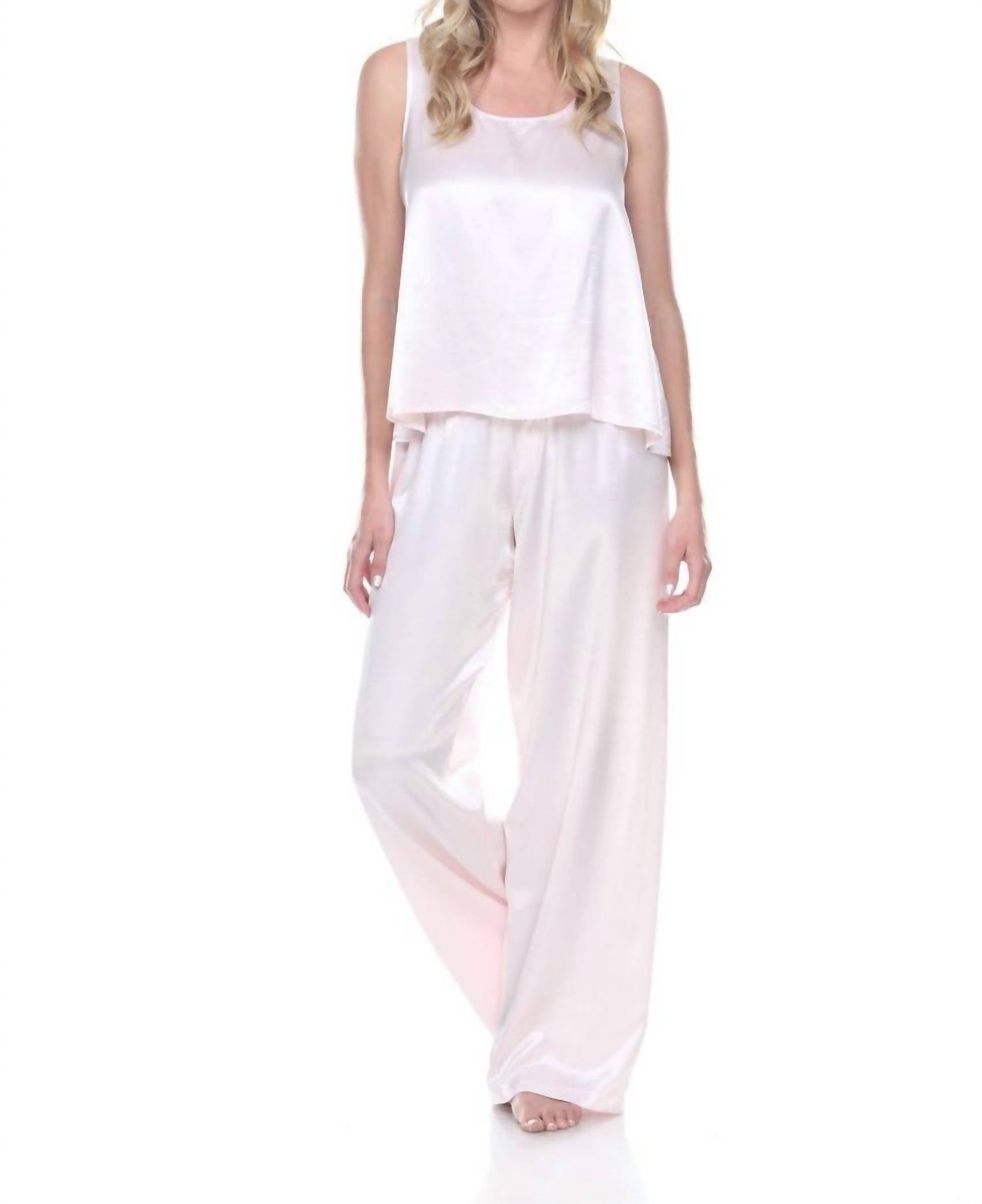 

Сесе атласный топ с открытой спиной в цвете Blush PJ Harlow, красный