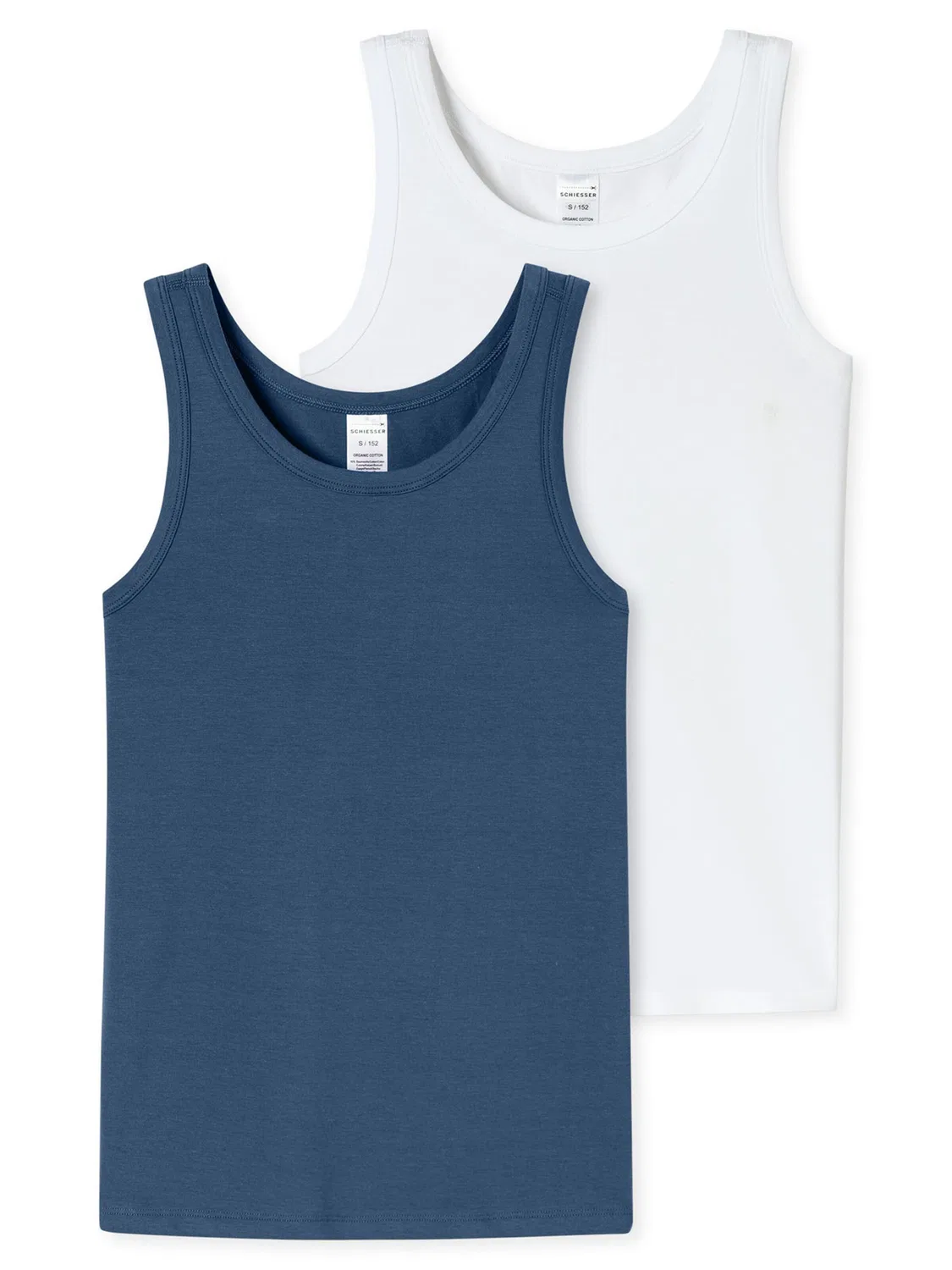 Нижняя рубашка '95/5' Schiesser, Blue/White