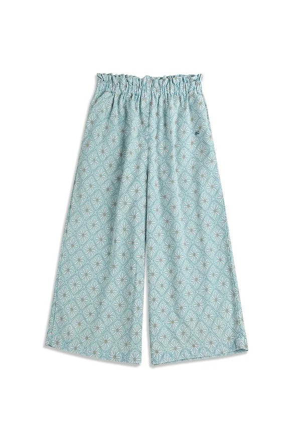 Брюки с мозаичным рисунком «маргаритка» Bobo Choses, Light Blue — фото 4
