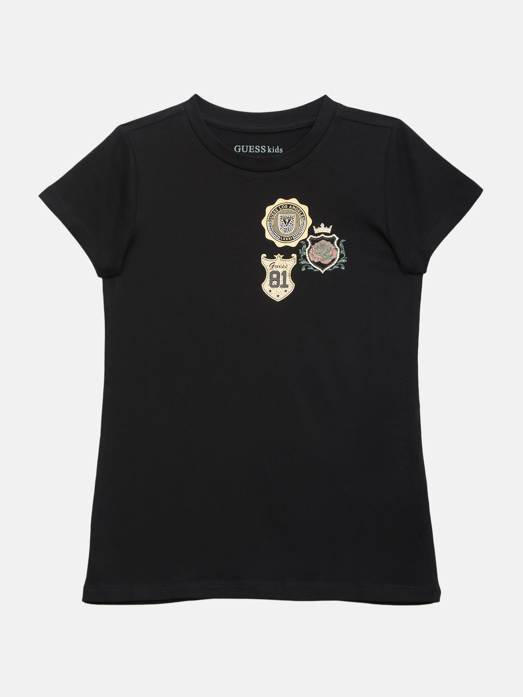 

Футболка Eco Callie Crest (7-14) Guess Factory, черный
