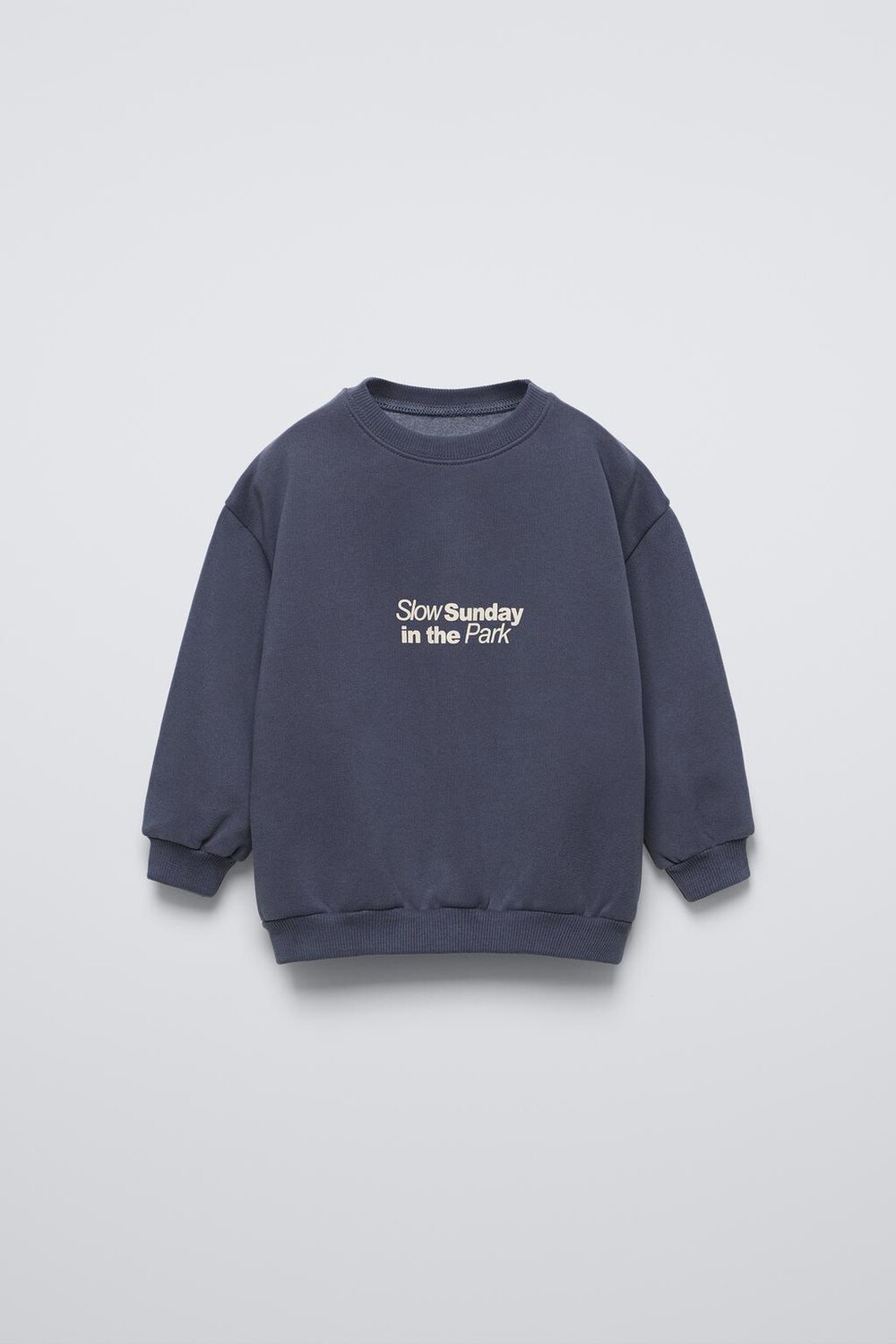 

Толстовка с принтом ZARA, голубой