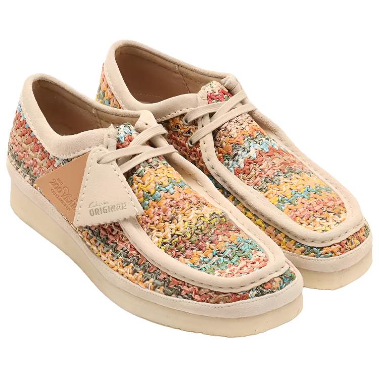 Clarks Wallabee Multi Raffia повседневные туфли мужские yellow — фото 4