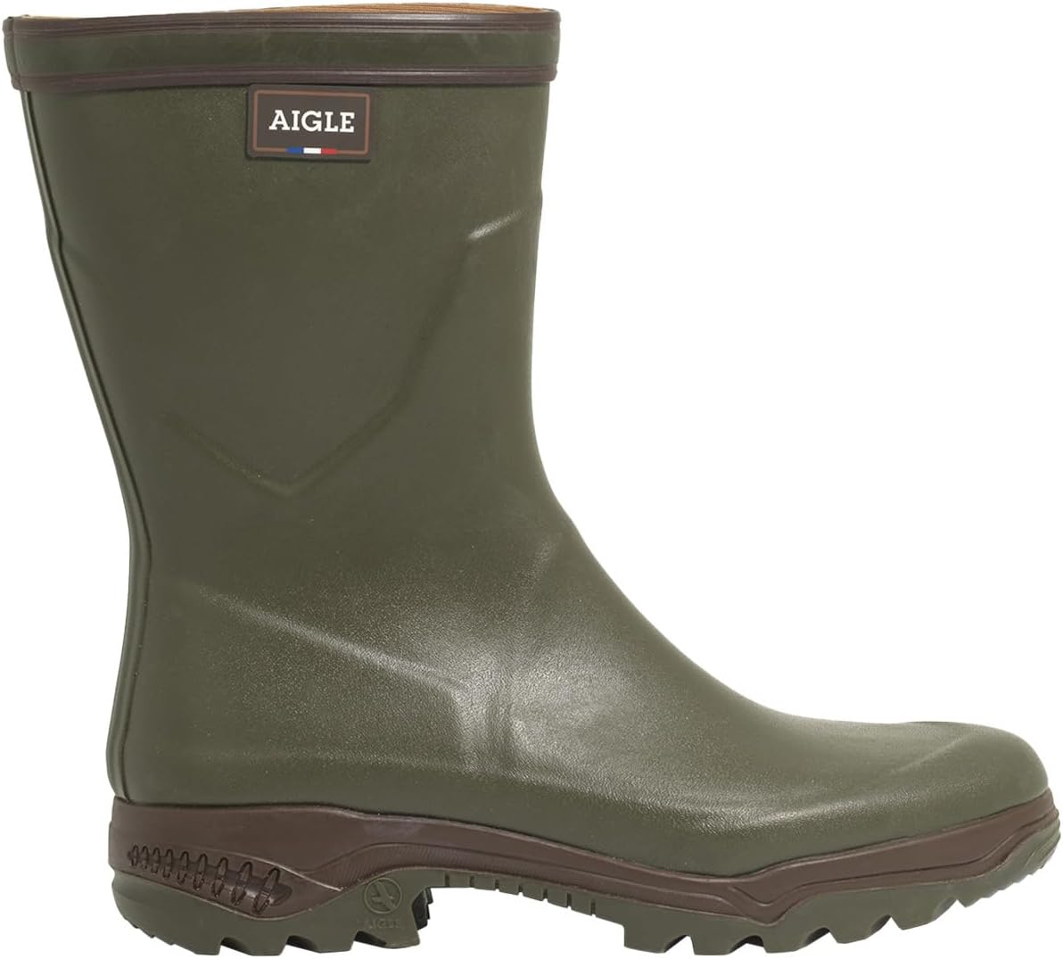 

Мужские резиновые сапоги Aigle Wellington, дождевые, размер 3.5 UK, зеленый/хаки