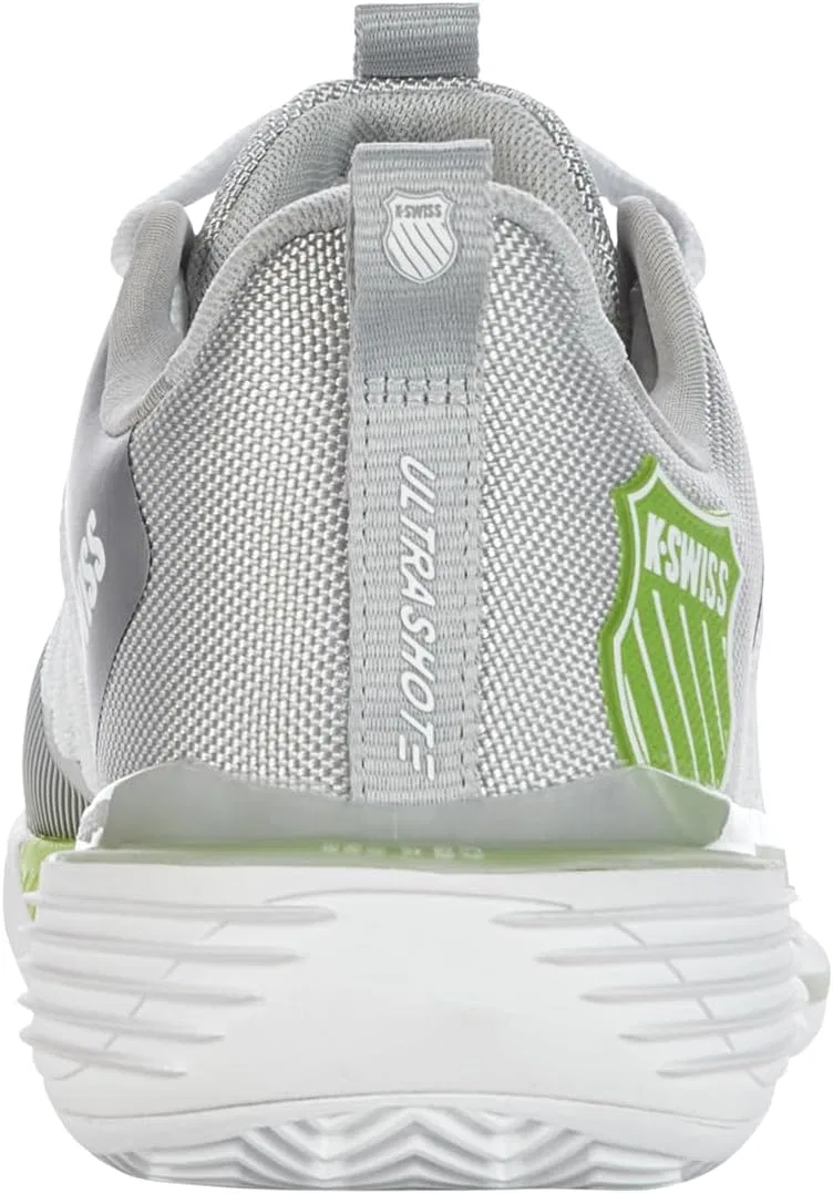 Кроссовки теннисные K-Swiss Ultrashot 3 HB, White/Gray Violet/Lime Green — фото 4