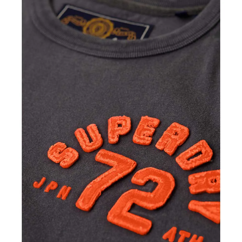 Футболка Superdry Vintage Athletic Chest, серый — фото 4