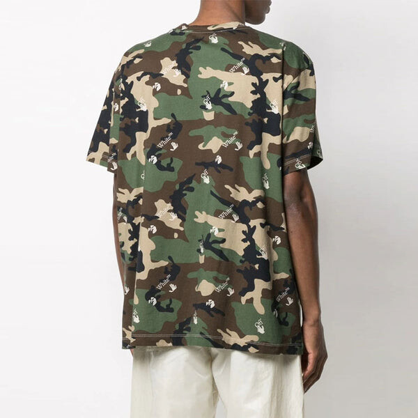 Футболка ss21 cozy camouflage pattern short sleeve loose fit camouflage Off-White, камуфляж — фото 3