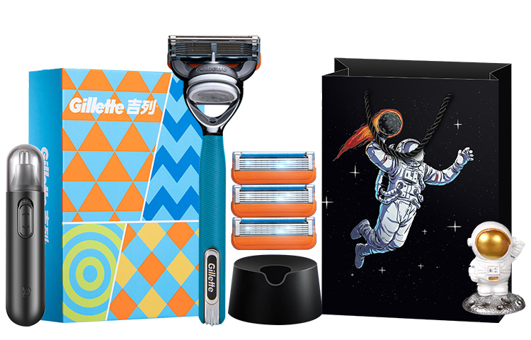 

Gillette Fengyin 5 Lite Astronaut лимитированный комплект одежды black технология термочувствительная бритва ручная