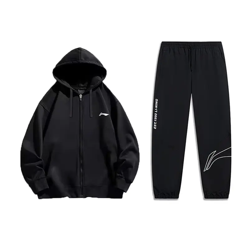 

LINING Повседневная спортивная одежда Unisex Black+Black