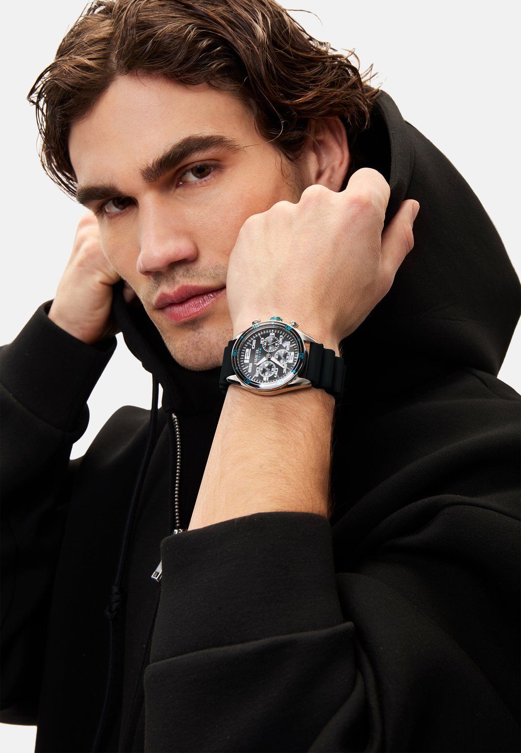 

Часы с хронографом SCORE Breil, черный