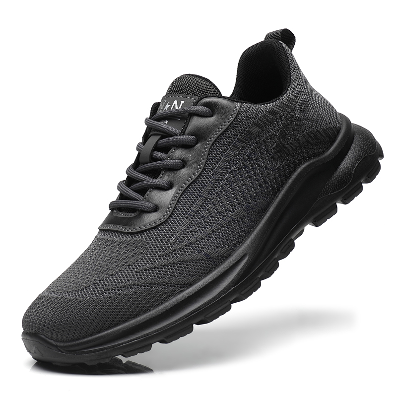 

Bindu Мужские противоскользящие поддерживающие низкие кеды повседневные темно-серые, цвет Dark Gray