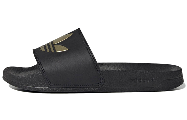 

Шлепанцы и сланцы Adilette Women's Adidas Originals Lite Slide 'Black Matte Gold' Women's