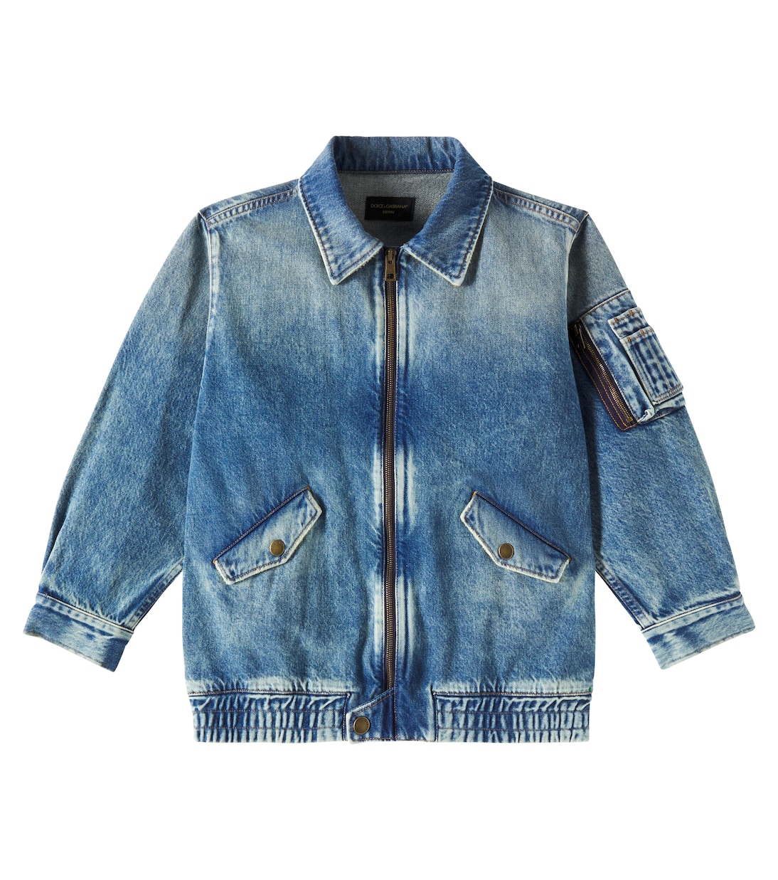 

Джинсовая куртка-бомбер Dolce&Gabbana Kids, Variante Abbinata