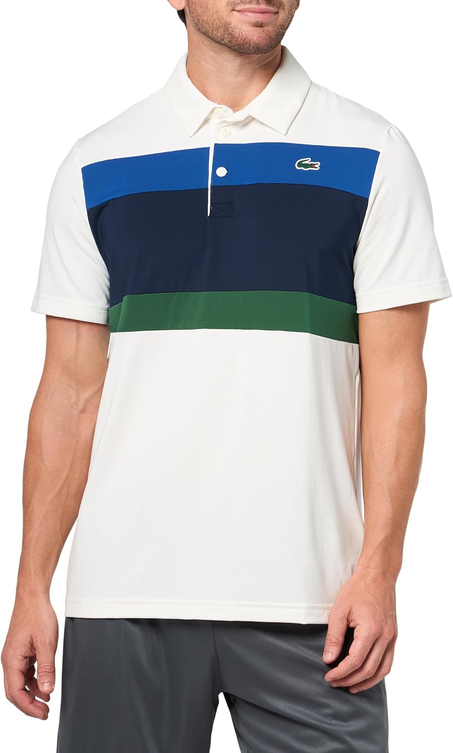 

Lacoste мужская спортивная поло Regular Fit Color Block для гольфа, Flour/Navy Blue/France Blue, Синий, Lacoste мужская спортивная поло Regular Fit Color Block для гольфа, Flour/Navy Blue/France Blue