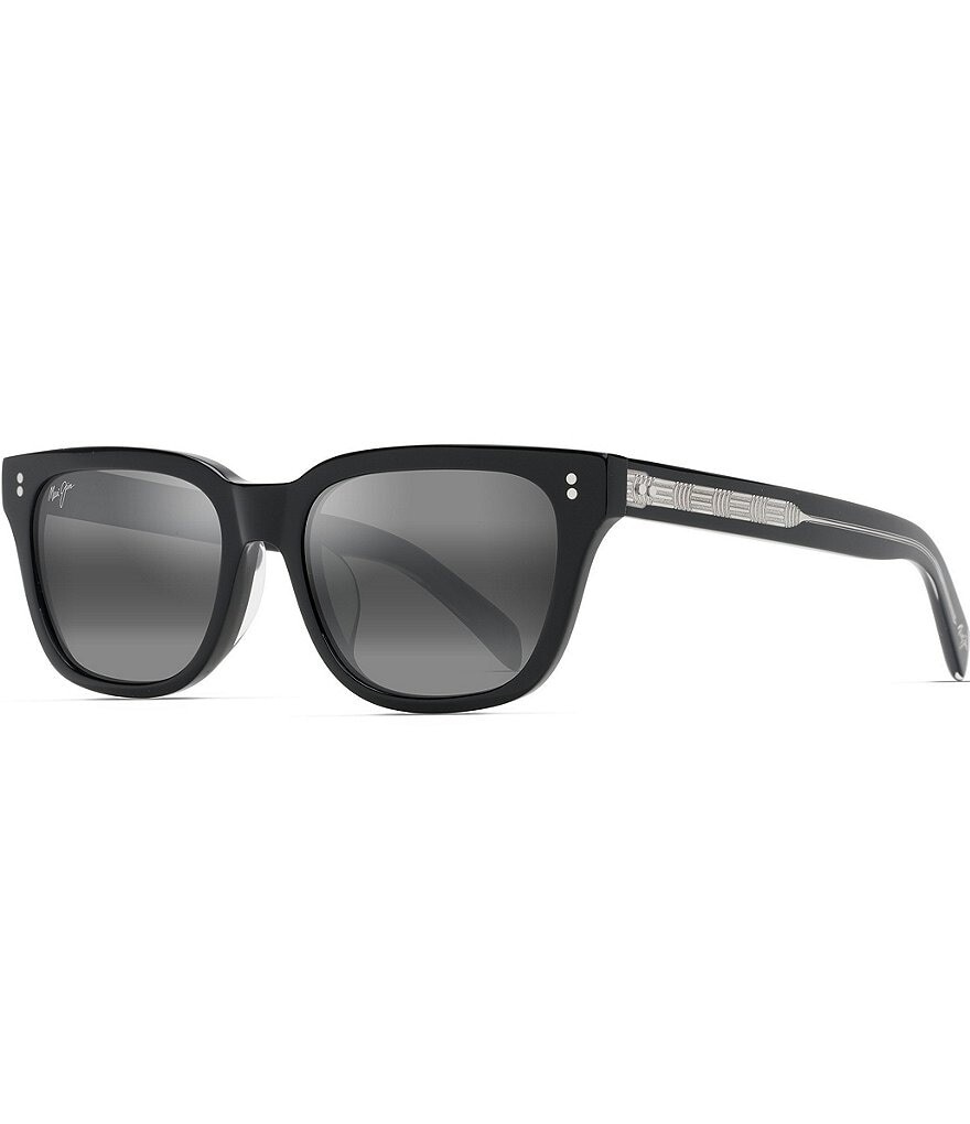 

Солнцезащитные очки унисекс Maui Jim PolarizedPlus2 Square 54 мм, черный
