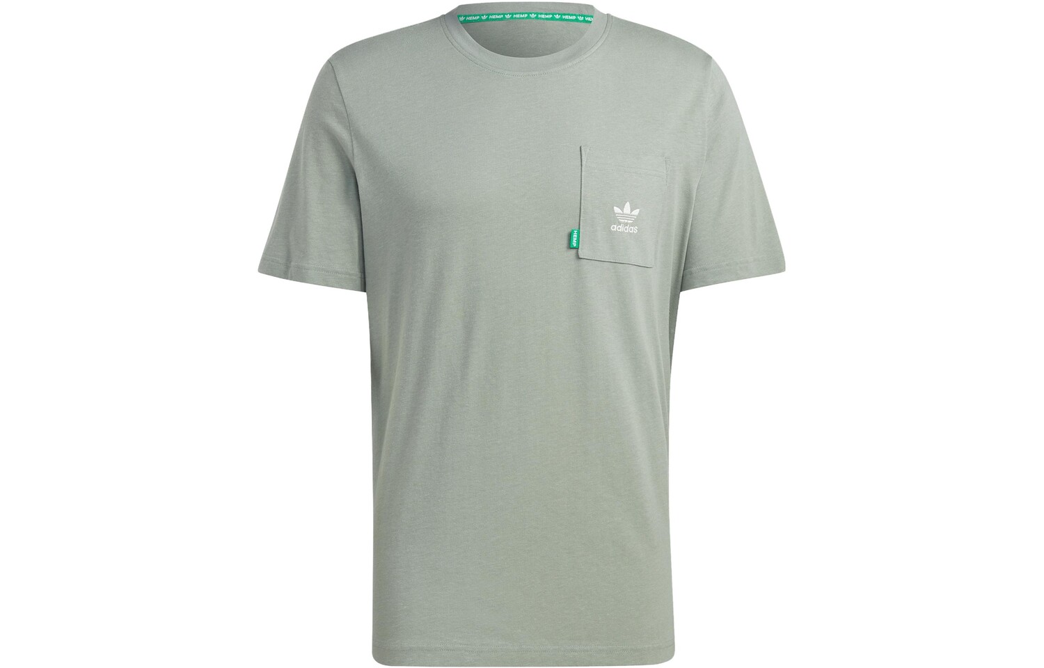 

ESSENTIALS Футболка мужская пыльно-зеленая Adidas Originals, зеленый