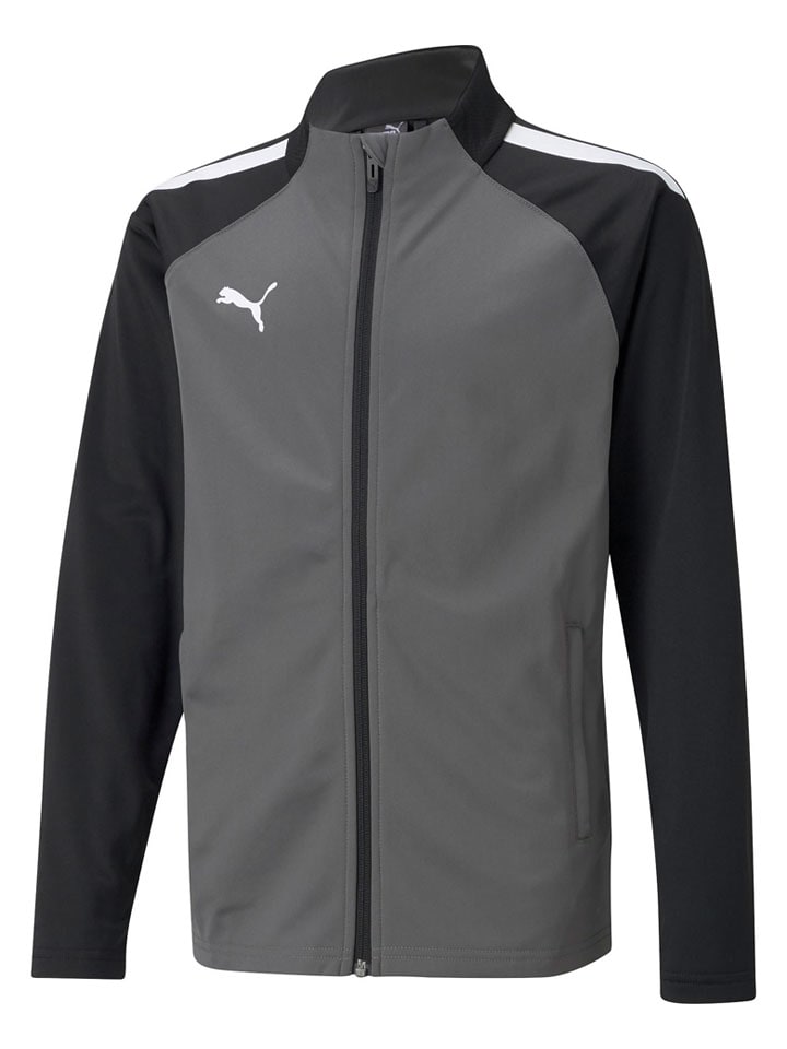 

Puma Спортивная куртка серо-черного цвета