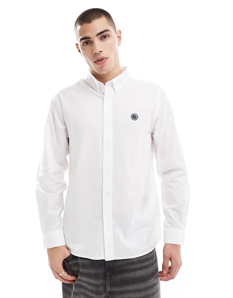

Рубашка оксфорд белого цвета Pretty Green