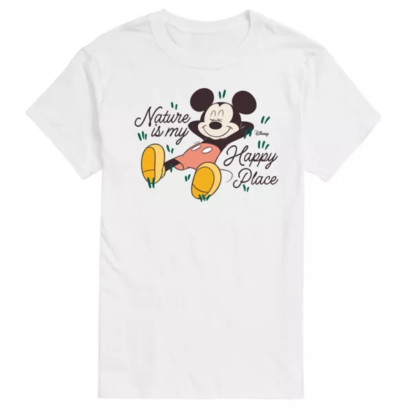 

Футболка мужская Mickey Mouse «Природа — мое счастье» Disney, белый