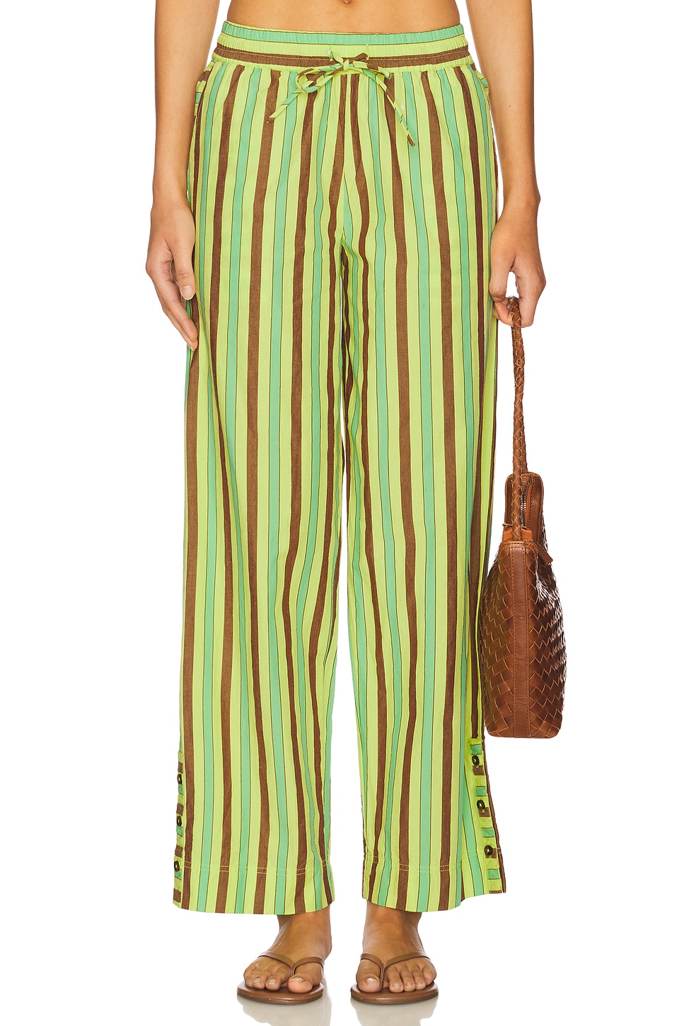 

Брюки Ritik Damson Madder, tropical business stripe