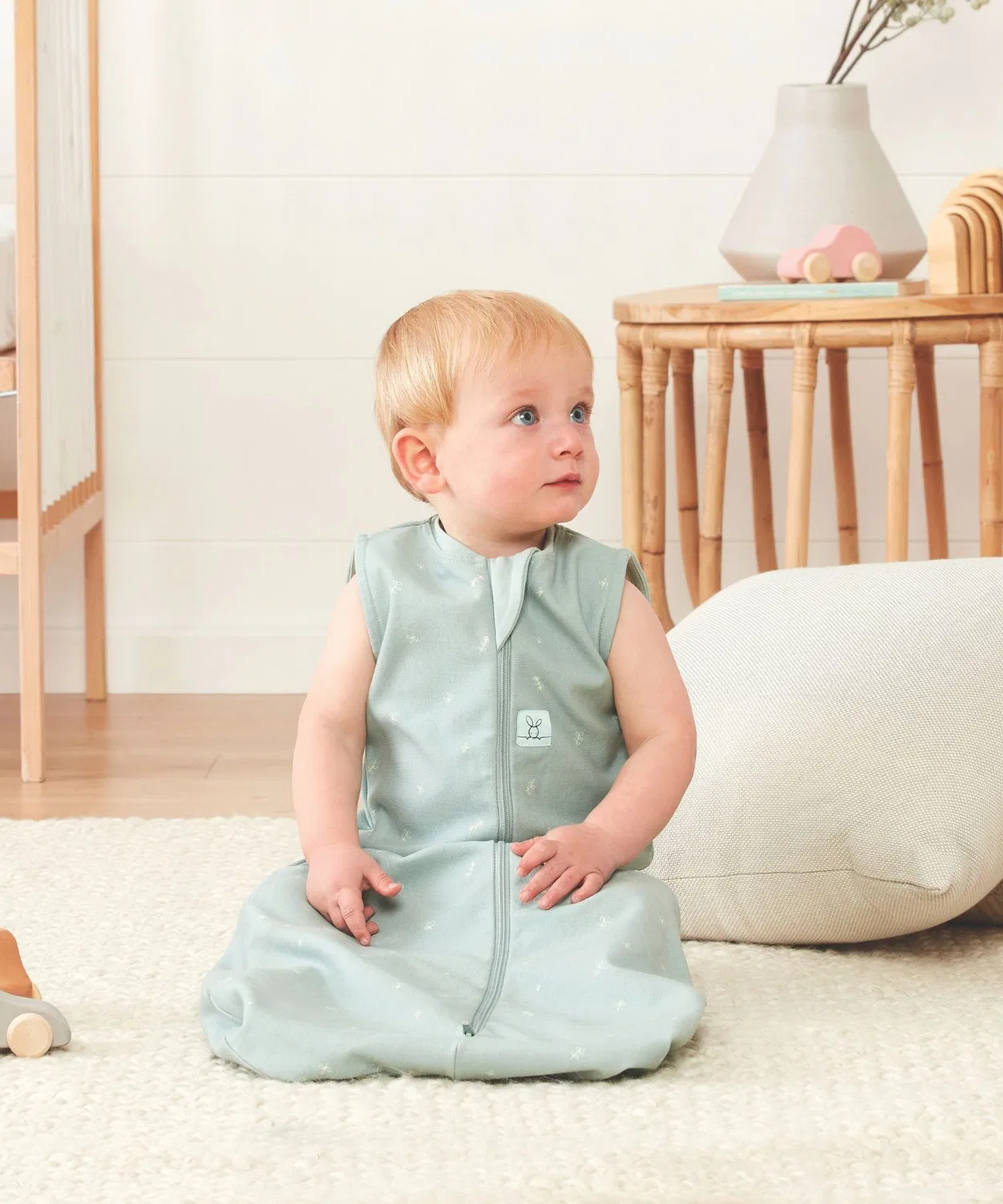 Детский спальный мешок ergoPouch Jersey 1.0 TOG 3-12 мес светло-зеленый