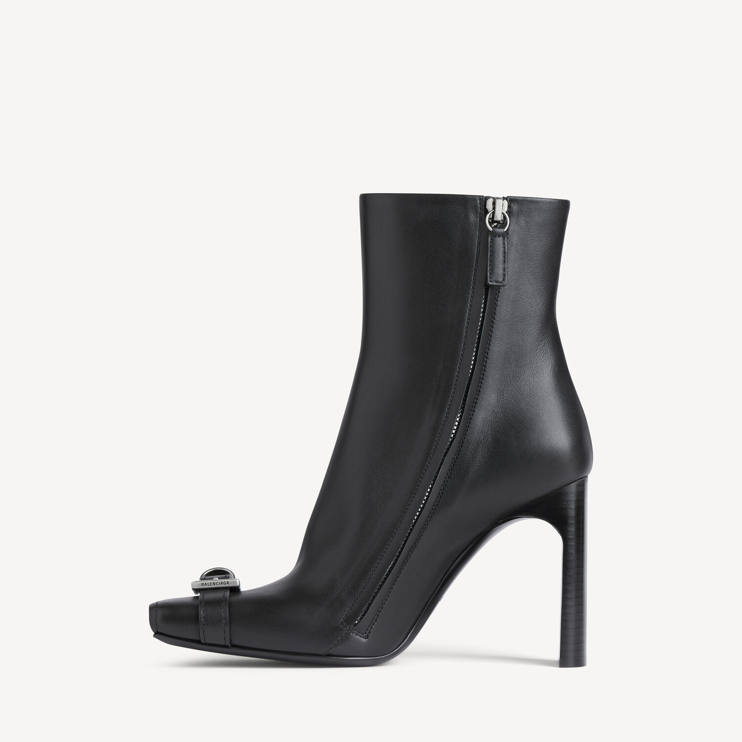 Женские ботильоны bel air в черном цвете BALENCIAGA, черный — фото 4