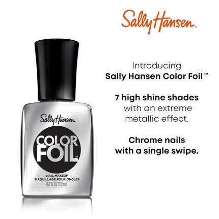 Цветной фольгированный лак для ногтей Cutting Hedge 0,4 жидких унций Sally Hansen — фото 2