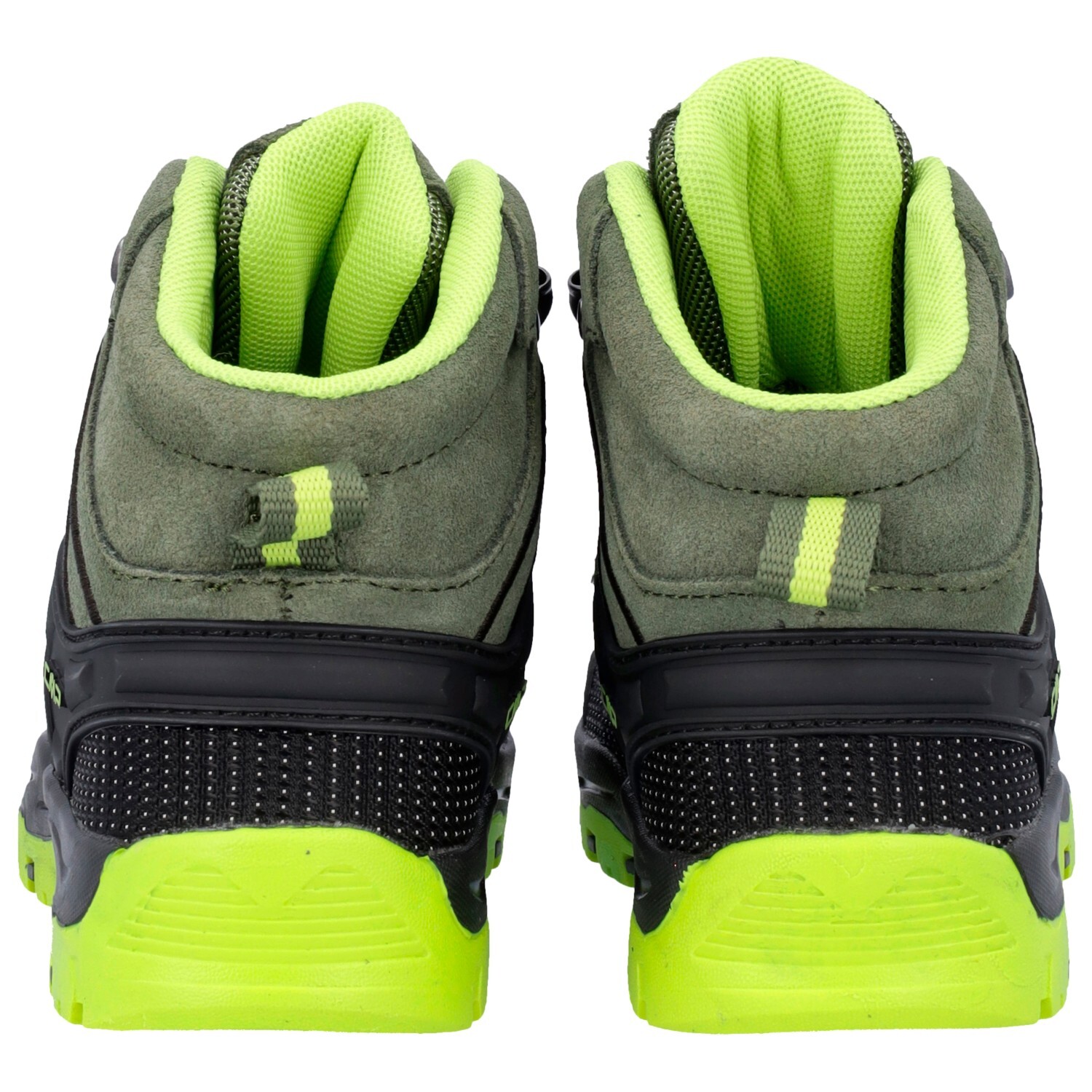 Ботинки для прогулки Cmp Kid's Rigel Mid Trekking Shoes Waterproof, цвет Deep Lake/Acido — фото 4