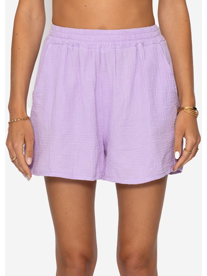 

Тканевые шорты SASSYCLASSY, сиреневый