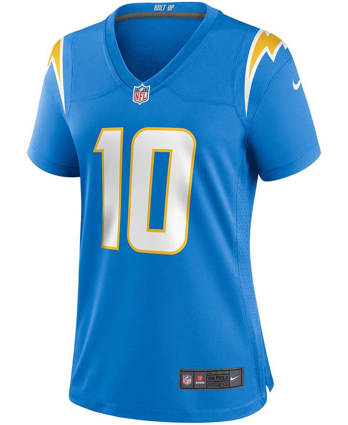 Женская игровая майка Justin Herbert Powder Blue Los Angeles Chargers Nike — фото 2