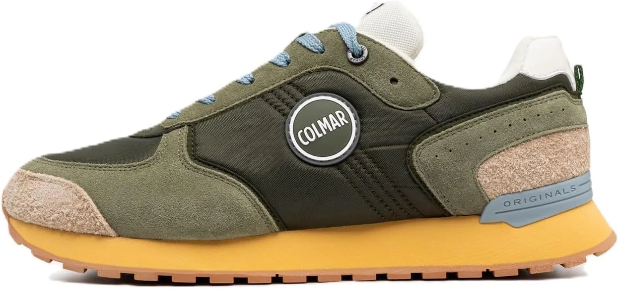 Кроссовки Colmar Travis Type, зеленый/светло-голубой
