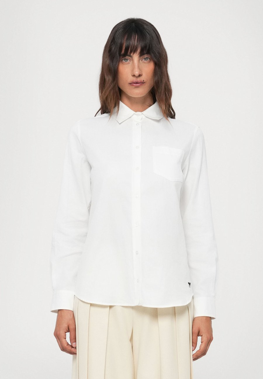 

Блуза Weekend Max Mara Button-down blouse, Bianco/White