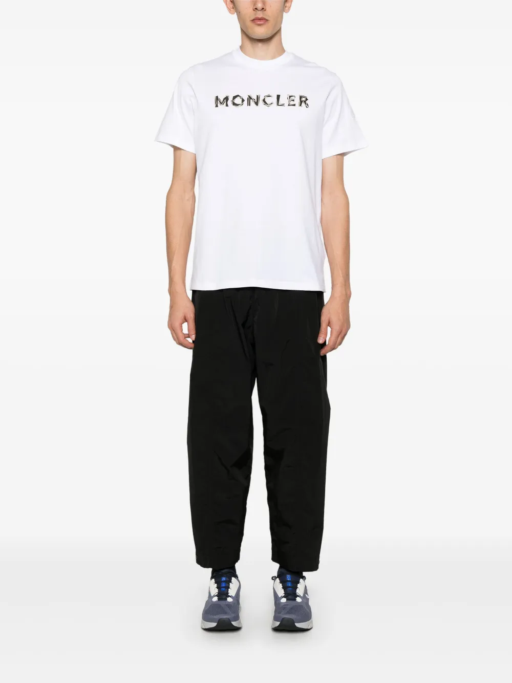Футболка с короткими рукавами MONCLER, белый — фото 2