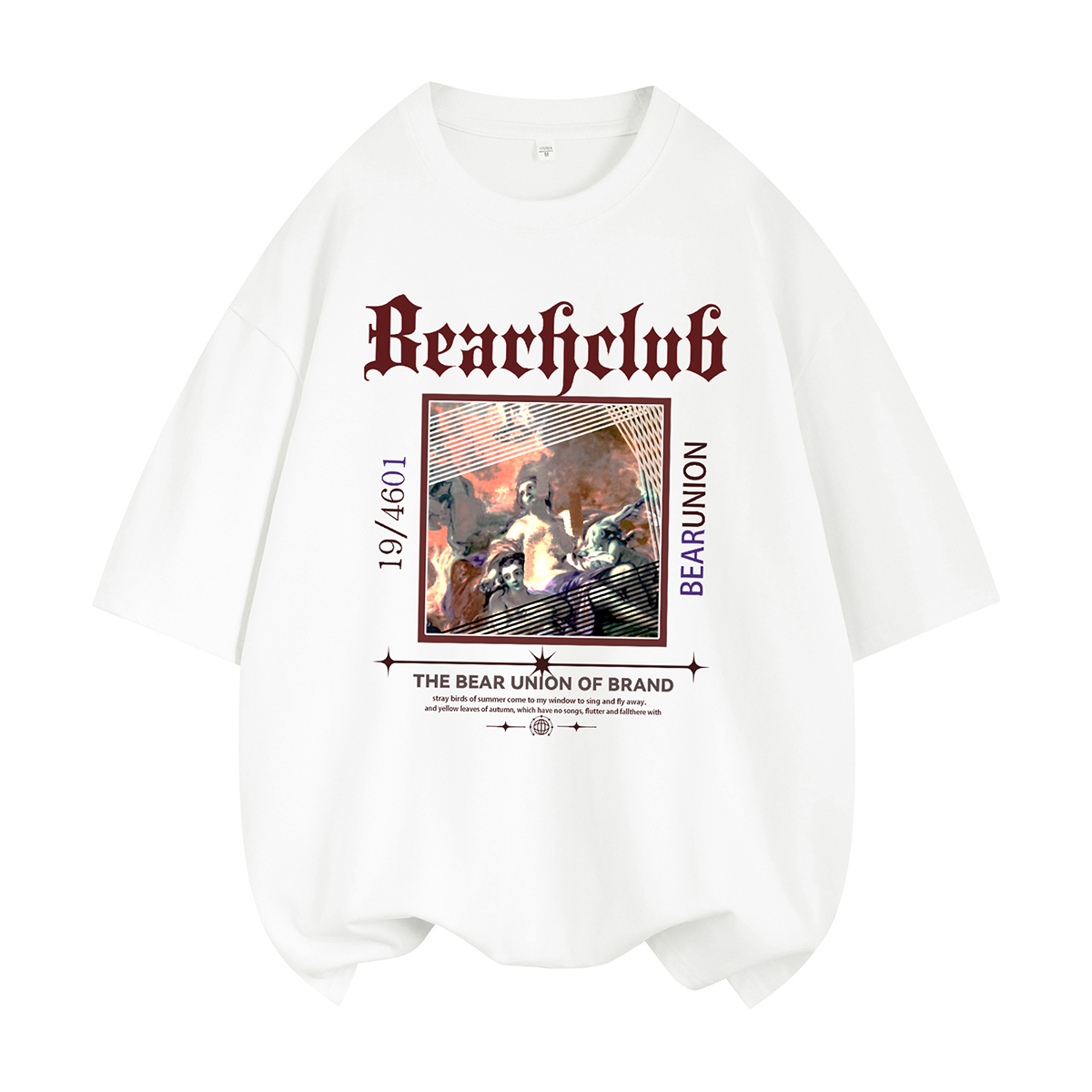 

Футболка Unisex BEAR UNION, белая