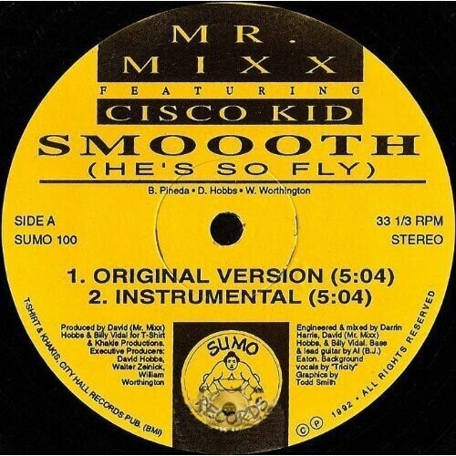 

Сингл 12" Mr Mixx: Smoooth [He's So Fly]