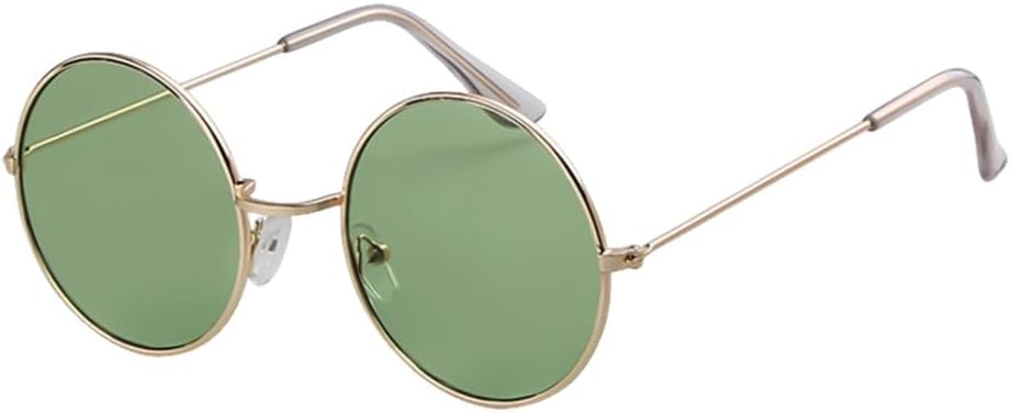 

2027 Модные маленькие круглые солнцезащитные очки для женщин, винтажные мужские зеркальные солнцезащитные очки, ретро готические очки для женщин MTZJH, C11 Glod Light Green